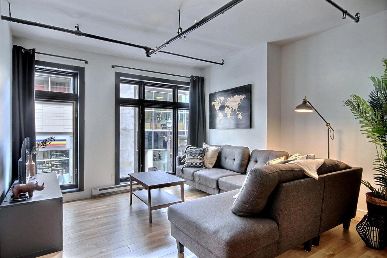 Le Gentleman // Downtown Spacious Condo Quebeque Exterior foto